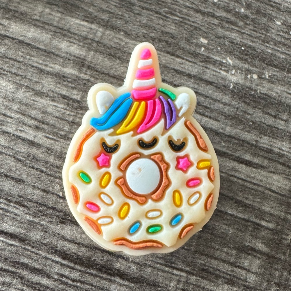 Unicorn Donut CROCS Jibbitz Shoe Charm 5/$20